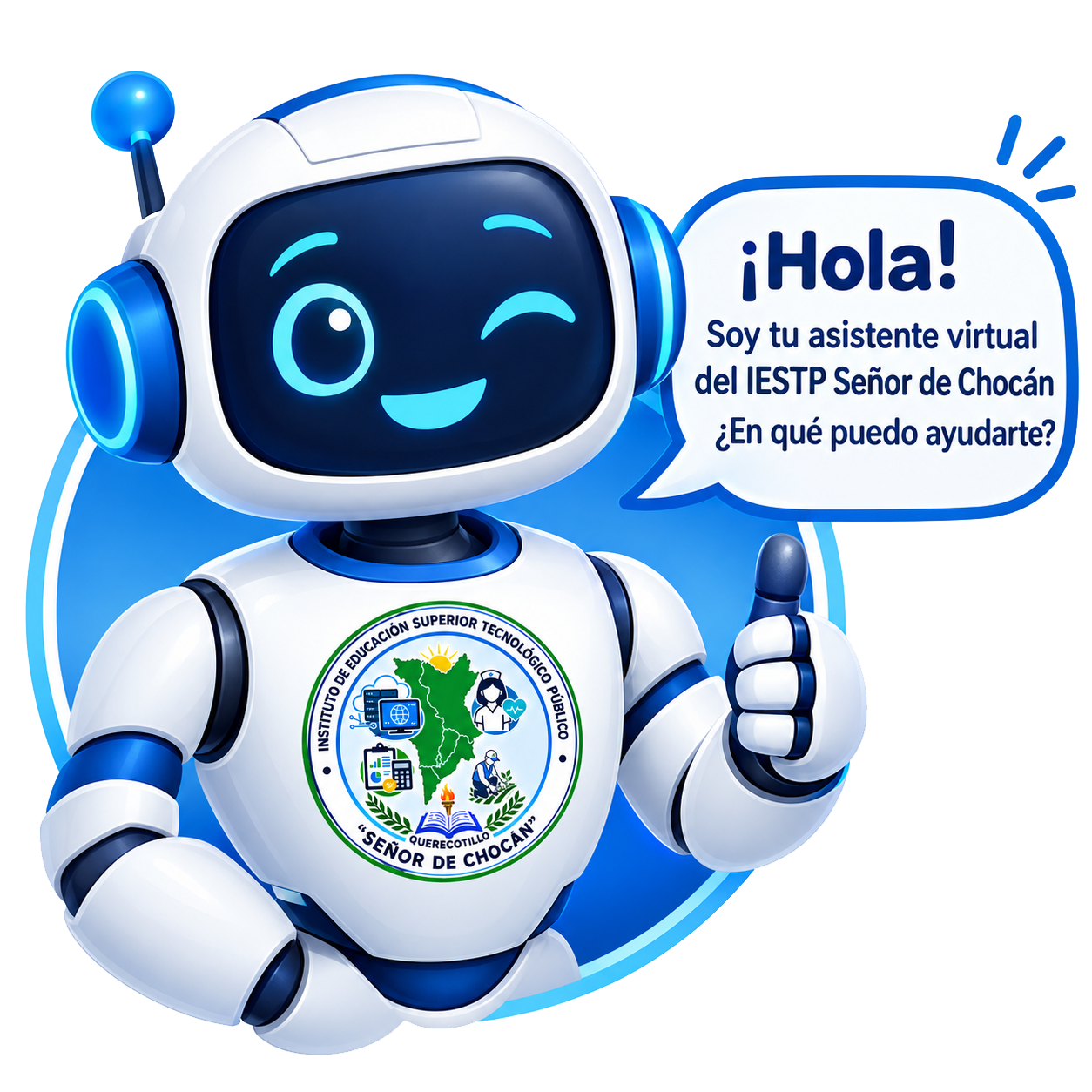 Asistente virtual IESTP Señor de Chocán