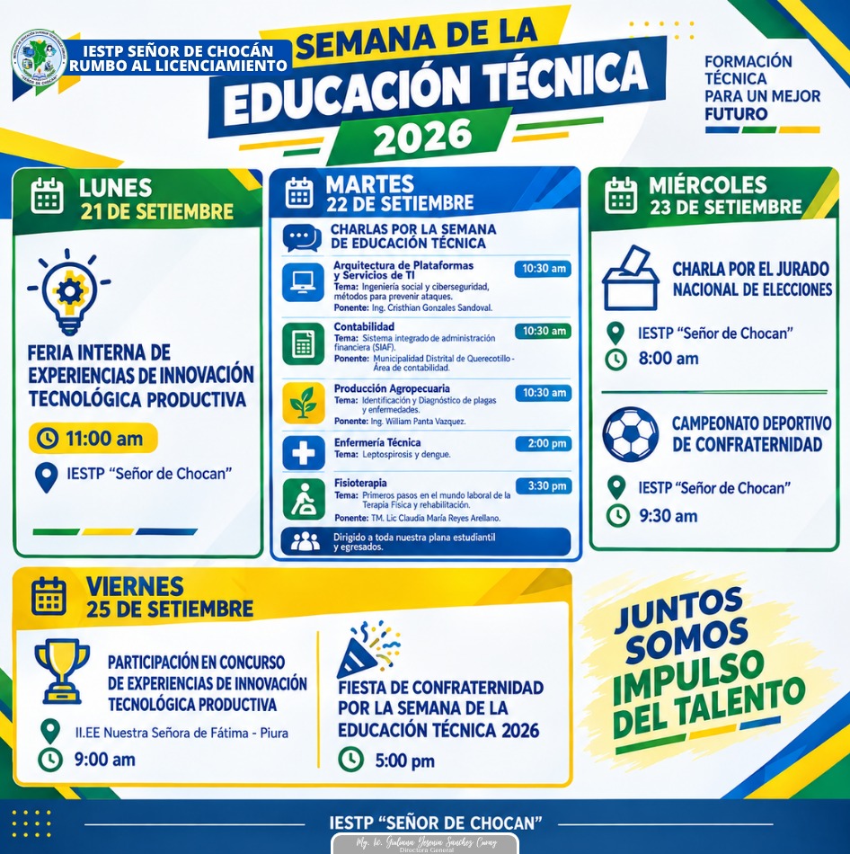Semana de la Educación Técnica 2026